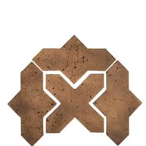 Artillo Arabesque Pattern 2B Concrete Tile Tuscan Mustard