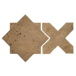 Artillo Arabesque Pattern 2C Concrete Tile Caqui