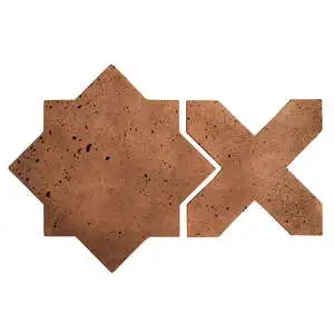 Artillo Arabesque Pattern 2C Concrete Tile Cotto Dark