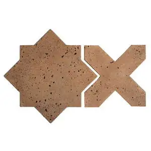 Artillo Arabesque Pattern 2C Concrete Tile Gold