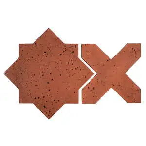 Artillo Arabesque Pattern 2C Concrete Tile Mission Red