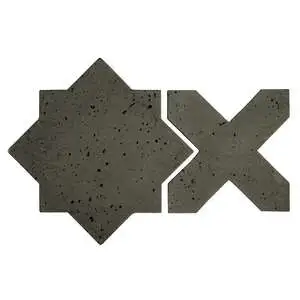 Artillo Arabesque Pattern 2C Concrete Tile Ocean Green Dark