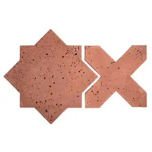 Artillo Arabesque Pattern 2C Concrete Tile Rosa