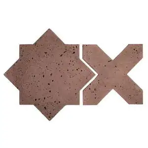 Artillo Arabesque Pattern 2C Concrete Tile Sangria