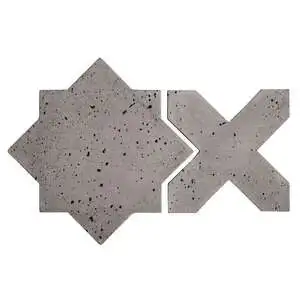 Artillo Arabesque Pattern 2C Concrete Tile Sidewalk Gray