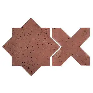 Artillo Arabesque Pattern 2C Concrete Tile Spanish Inn Red
