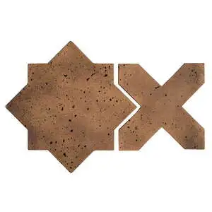 Artillo Arabesque Pattern 2C Concrete Tile Tuscan Mustard