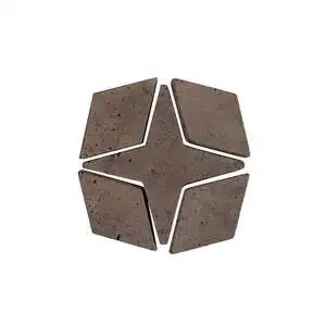 Artillo Arabesque Pattern 4 Concrete Tile Cotto Chocolate