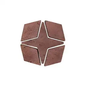 Artillo Arabesque Pattern 4 Concrete Tile City Hall Red