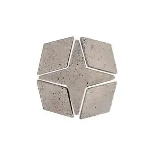 Artillo Arabesque Pattern 4 Concrete Tile Natural Gray