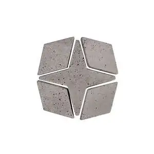 Artillo Arabesque Pattern 4 Concrete Tile Sidewalk Gray