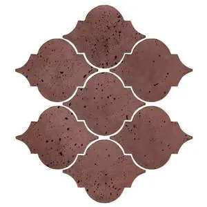 Artillo Arabesque Pattern 5A Concrete Tile City Hall Red