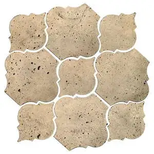 Artillo Arabesque Pattern 5B Concrete Tile Bone Artillo Arabesque Pattern 5B Concrete Tile Bone