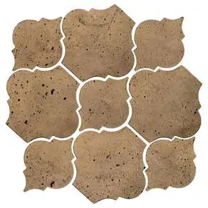 Artillo Arabesque Pattern 5B Concrete Tile Caqui