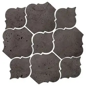 Artillo Arabesque Pattern 5B Concrete Tile Charcoal
