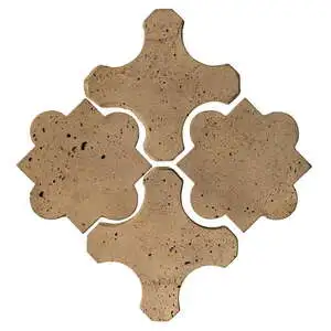 Artillo Arabesque Pattern 8B Concrete Tile Caqui