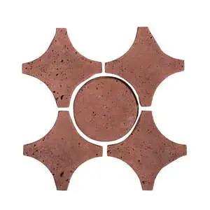 Artillo Arabesque Pattern 9A Concrete Tile Spanish Inn Red Artillo Arabesque Pattern 9A Concrete Tile Spanish Inn Red