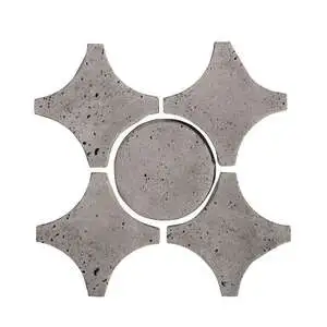 Artillo Arabesque Pattern 9A Concrete Tile Sidewalk Gray Artillo Arabesque Pattern 9A Concrete Tile Sidewalk Gray