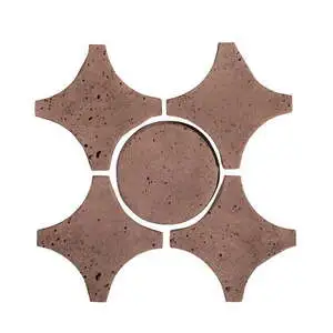 Artillo Arabesque Pattern 9A Concrete Tile Sangria