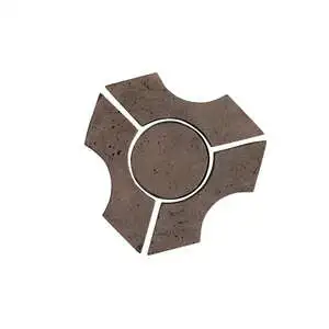 Artillo Arabesque Pattern 9B Concrete Tile Cotto Chocolate