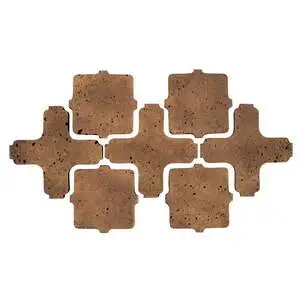 Artillo Arabesque Pattern 11A Concrete Tile Tuscan Mustard