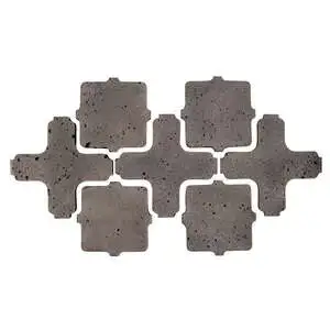 Artillo Arabesque Pattern 11A Concrete Tile Smoke