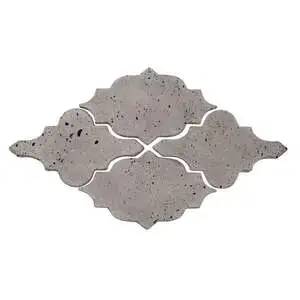 Artillo Arabesque Pattern 12 Concrete Tile Sidewalk Gray