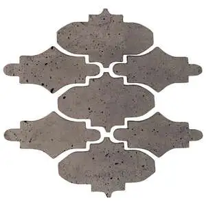 Artillo Arabesque Pattern Mini 14 Concrete Tile Smoke