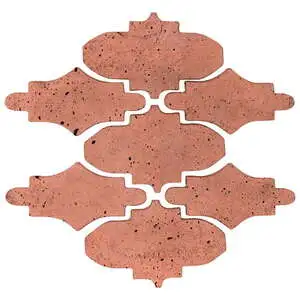 Artillo Arabesque Pattern Mini 14 Concrete Tile Rosa