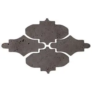 Artillo Arabesque Pattern 14 Concrete Tile Charcoal