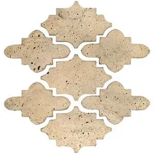 Artillo Arabesque Pattern Mini15 Concrete Tile Bone