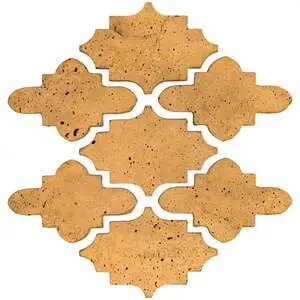 Artillo Arabesque Pattern Mini15 Concrete Tile Buff