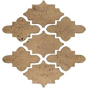 Artillo Arabesque Pattern Mini15 Concrete Tile Caqui