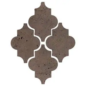 Artillo Arabesque Pattern 16 Concrete Tile Cotto Chocolate
