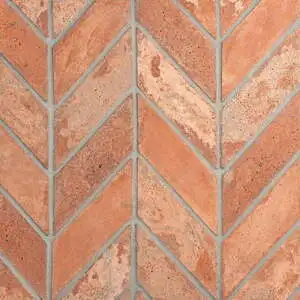 Artillo Chevron Set Concrete Tile Cotto Gold