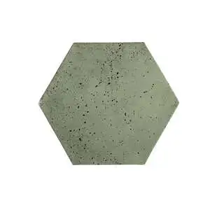 Artillo Hexagon Concrete Tile Ocean Green Light