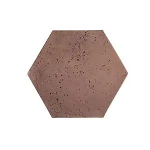 Artillo Hexagon Concrete Tile Sangria