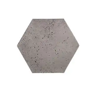 Artillo Hexagon Concrete Tile Sidewalk Gray