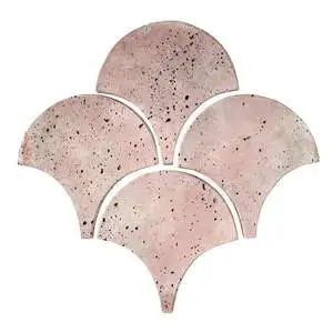 Artillo 8" Conche Concrete Tile Rosa White Wash