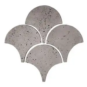 Artillo 8" Conche Concrete Tile Sidewalk Gray