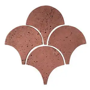 Artillo 8" Conche Concrete Tile Spanish Inn Red
