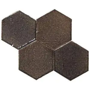 Clara Tierra Madre 4" Hexagon Caviar