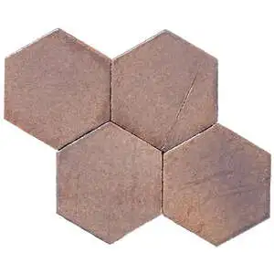 Clara Tierra Madre 4" Hexagon Fossil