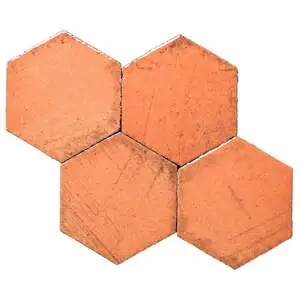 Clara Tierra Madre 4" Hexagon Cantaloupe
