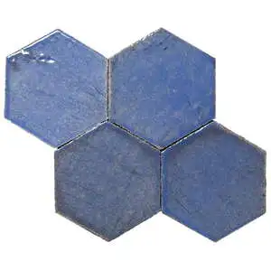 Clara Tierra Madre 4" Hexagon Denim