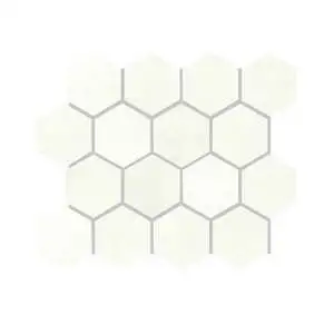 White Mosaico Esagono