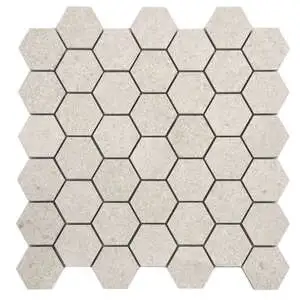 Grant Beige 2 x 2 Hexagon