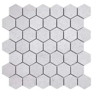 Grant Silver 2 x 2 Hexagon