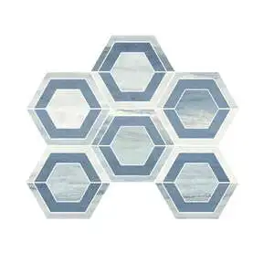 Iconic Blue Mosaico Esagono