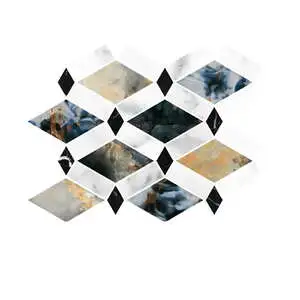 Midnight Blue Mosaico Fancy